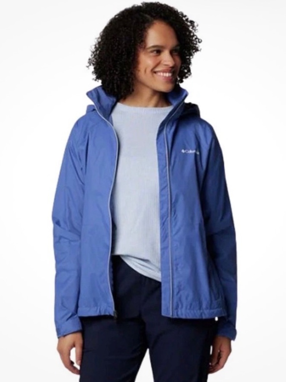 NWOT Columbia Switchback III Rain Jacket | Women’s M | Blue Rain Jacket